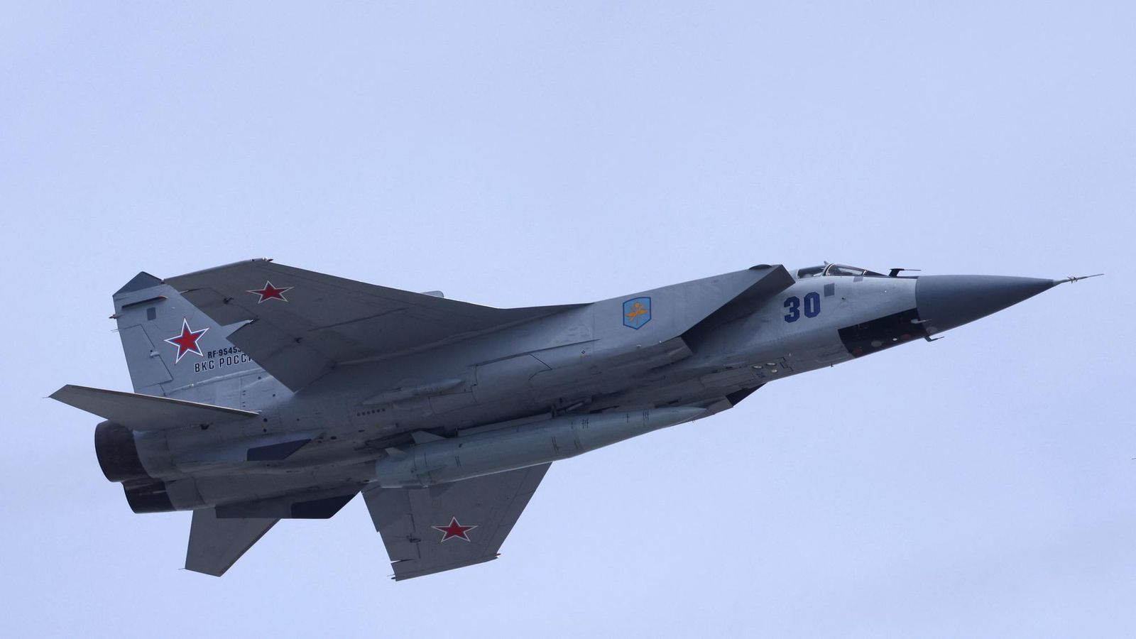 Hypersonickú strelu Kinžal použilo Rusko na Ukrajine trikrát, tvrdí minister obrany Šojgu